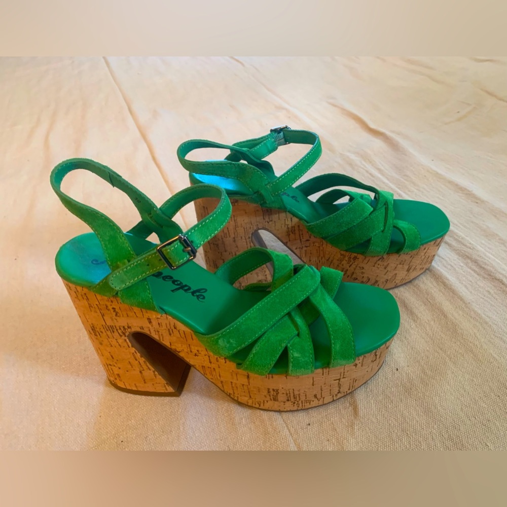 Free people heels excellent condition size 7.5
